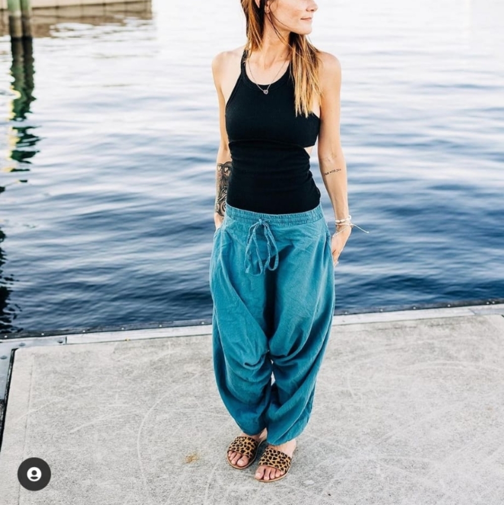 BNWT Buddha Pants: Savannah Winter Harem hippie pants (unisex)